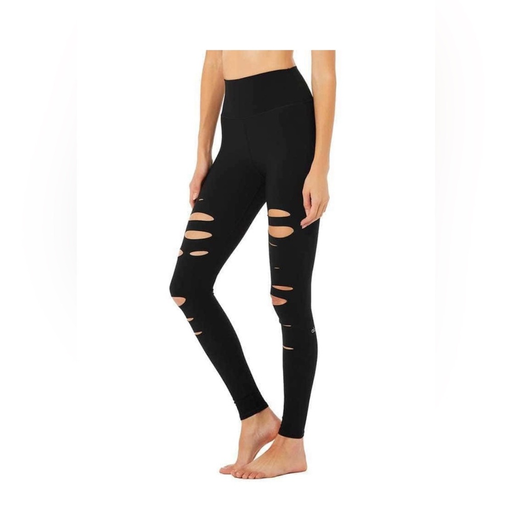 Alo yoga ripped warrior leggings